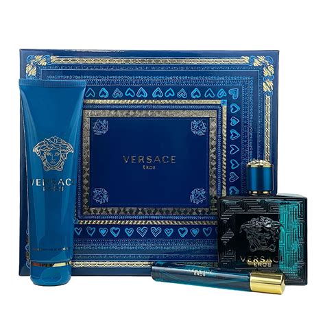 versace men's 4 pc eros gift set|versace eros 3.4 fl oz.